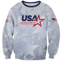 Custom USA Soccer Team 2026 Sweatshirt One Nation One Team - Wonder Print Shop