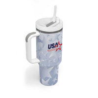 Custom USA Soccer Team 2026 Tumbler With Handle One Nation One Team - Wonder Print Shop