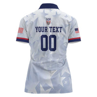 Custom USA Soccer Team 2026 Women Polo Shirt One Nation One Team - Wonder Print Shop