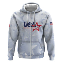 Custom USA Soccer Team 2026 Zip Hoodie One Nation One Team - Wonder Print Shop