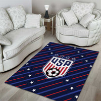 Soccer USA 2026 Area Rug Stronger Together We Are One Nation - Wonder Print Shop