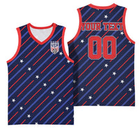 Custom Soccer USA 2026 Basketball Jersey Stronger Together We Are One Nation - Wonder Print Shop