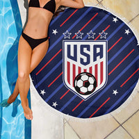 Soccer USA 2026 Beach Blanket Stronger Together We Are One Nation - Wonder Print Shop