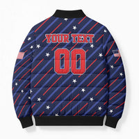 Custom Soccer USA 2026 Bomber Puffer Jacket Stronger Together We Are One Nation - Wonder Print Shop