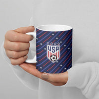 Custom Soccer USA 2026 Ceramic Mug Stronger Together We Are One Nation - Wonder Print Shop