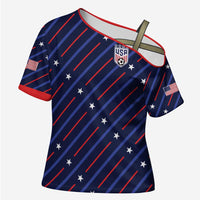 Custom Soccer USA 2026 Cross Shoulder Shirt Stronger Together We Are One Nation - Wonder Print Shop