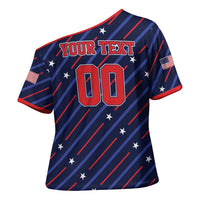 Custom Soccer USA 2026 Cross Shoulder Shirt Stronger Together We Are One Nation - Wonder Print Shop