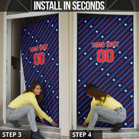 Custom Soccer USA 2026 Door Cover Stronger Together We Are One Nation - Wonder Print Shop