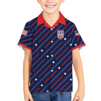 Custom Soccer USA 2026 Family Matching Mermaid Dress and Hawaiian Shirt Stronger Together We Are One Nation - Wonder Print Shop
