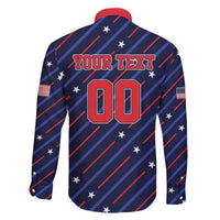 Custom Soccer USA 2026 Family Matching Off The Shoulder Long Sleeve Dress and Hawaiian Shirt Stronger Together We Are One Nation - Wonder Print Shop