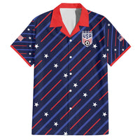 Custom Soccer USA 2026 Family Matching Puletasi and Hawaiian Shirt Stronger Together We Are One Nation - Wonder Print Shop