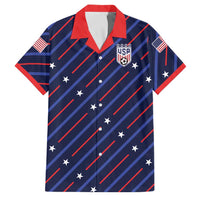 Custom Soccer USA 2026 Family Matching Short Sleeve Bodycon Dress and Hawaiian Shirt Stronger Together We Are One Nation - Wonder Print Shop