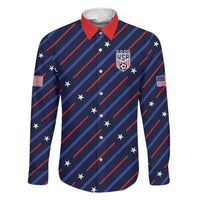 Custom Soccer USA 2026 Family Matching Short Sleeve Bodycon Dress and Hawaiian Shirt Stronger Together We Are One Nation - Wonder Print Shop