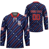 Custom Soccer USA 2026 Hockey Jersey Stronger Together We Are One Nation - Wonder Print Shop