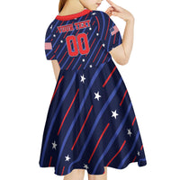 Custom Soccer USA 2026 Kid Short Sleeve Dress Stronger Together We Are One Nation - Wonder Print Shop