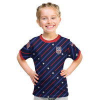 Custom Soccer USA 2026 Kid T Shirt Stronger Together We Are One Nation - Wonder Print Shop
