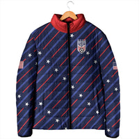 Custom Soccer USA 2026 Padded Jacket Stronger Together We Are One Nation - Wonder Print Shop