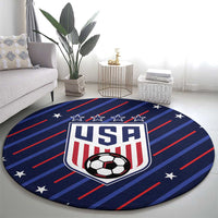 Soccer USA 2026 Round Carpet Stronger Together We Are One Nation - Wonder Print Shop