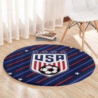 Soccer USA 2026 Round Carpet Stronger Together We Are One Nation - Wonder Print Shop