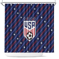Soccer USA 2026 Shower Curtain Stronger Together We Are One Nation - Wonder Print Shop
