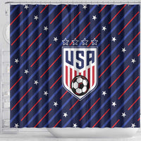 Soccer USA 2026 Shower Curtain Stronger Together We Are One Nation - Wonder Print Shop