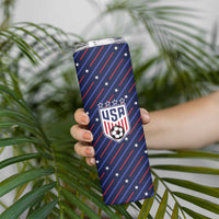 Custom Soccer USA 2026 Skinny Tumbler Stronger Together We Are One Nation - Wonder Print Shop