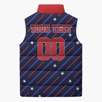 Custom Soccer USA 2026 Sleeveless Puffer Jacket Stronger Together We Are One Nation - Wonder Print Shop