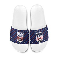 Soccer USA 2026 Slide Sandals Stronger Together We Are One Nation - Wonder Print Shop