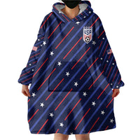Custom Soccer USA 2026 Wearable Blanket Hoodie Stronger Together We Are One Nation - Wonder Print Shop