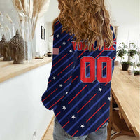 Custom Soccer USA 2026 Women Casual Shirt Stronger Together We Are One Nation - Wonder Print Shop