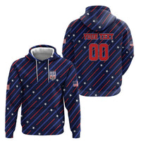 Custom Soccer USA 2026 Zip Hoodie Stronger Together We Are One Nation - Wonder Print Shop