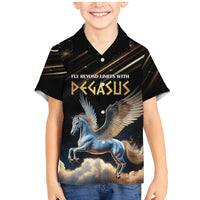 Personalized Fly Beyond Limits With Pegasus Family Matching Mermaid Dress and Hawaiian Shirt
