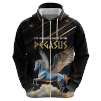 Personalized Fly Beyond Limits With Pegasus Hoodie - Wonder Print Shop
