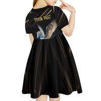 Personalized Fly Beyond Limits With Pegasus Kid Short Sleeve Dress - Wonder Print Shop