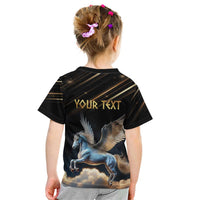 Personalized Fly Beyond Limits With Pegasus Kid T Shirt - Wonder Print Shop