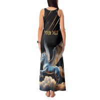 Personalized Fly Beyond Limits With Pegasus Tank Maxi Dress - Wonder Print Shop