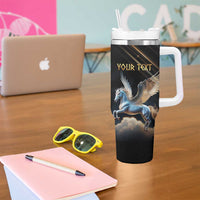 Personalized Fly Beyond Limits With Pegasus Tumbler With Handle - Wonder Print Shop