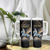 Personalized Fly Beyond Limits With Pegasus Tumbler With Handle - Wonder Print Shop