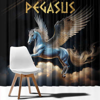 Fly Beyond Limits With Pegasus Window Curtain - Wonder Print Shop