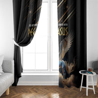 Fly Beyond Limits With Pegasus Window Curtain - Wonder Print Shop