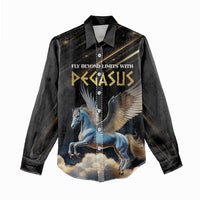 Personalized Fly Beyond Limits With Pegasus Women Casual Shirt - Wonder Print Shop
