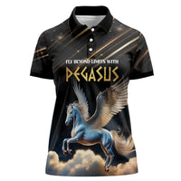 Personalized Fly Beyond Limits With Pegasus Women Polo Shirt - Wonder Print Shop