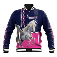 Personalized Pegasus Horse Racing Baseball Jacket Diamond Luxury Style