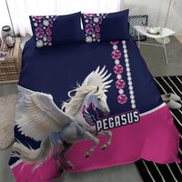 Pegasus Horse Racing Bedding Set Diamond Luxury Style