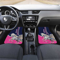 Pegasus Horse Racing Car Mats Diamond Luxury Style