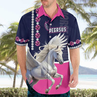 Personalized Pegasus Horse Racing Hawaiian Shirt Diamond Luxury Style - Wonder Print Shop