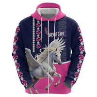 Personalized Pegasus Horse Racing Hoodie Diamond Luxury Style - Wonder Print Shop