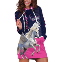 Personalized Pegasus Horse Racing Hoodie Dress Diamond Luxury Style - Wonder Print Shop