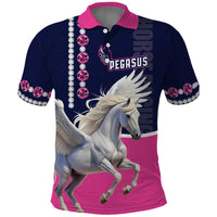 Personalized Pegasus Horse Racing Polo Shirt Diamond Luxury Style - Wonder Print Shop