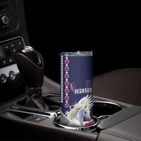 Personalized Pegasus Horse Racing Skinny Tumbler Diamond Luxury Style - Wonder Print Shop